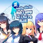 Pretty Girls Mahjong Solitaire - Blue