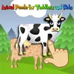 Animal Puzzle for Toddlers and Kids - Preschool and kindergarten learning and fun game