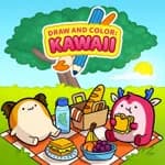 DRAW AND COLOR: KAWAII