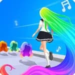 Dancing Hair - Music Race 3D