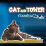 Pixel Game Maker Series CAT AND TOWER