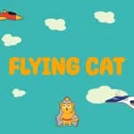Flying cat