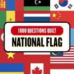 1000 Questions Quiz! national flag