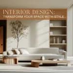 Interior design: Transform your space with style