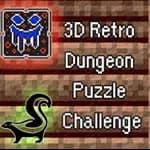 3D Retro Dungeon Puzzle Challenge