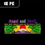 Angel and Devil,ninja,sushi,tempura,panda and the statue of liverty