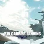 F18 Carrier Landing