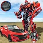 Super Robot Car Transforme Futuristic Supercar