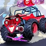 Tractor rush: Kid driving car